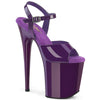 FLAMINGO-809 Plateau Sandaletten Lila von Pleaser