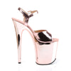 FLAMINGO-809 Plateau Sandaletten Rosé von Pleaser – Ansicht 5