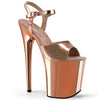 FLAMINGO-809 Plateau Sandaletten Rosé von Pleaser
