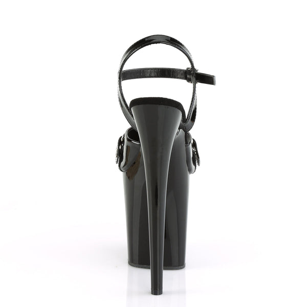 FLAMINGO-809GB Plateau Sandaletten Domina Gag Ball von Pleaser – Ansicht 4