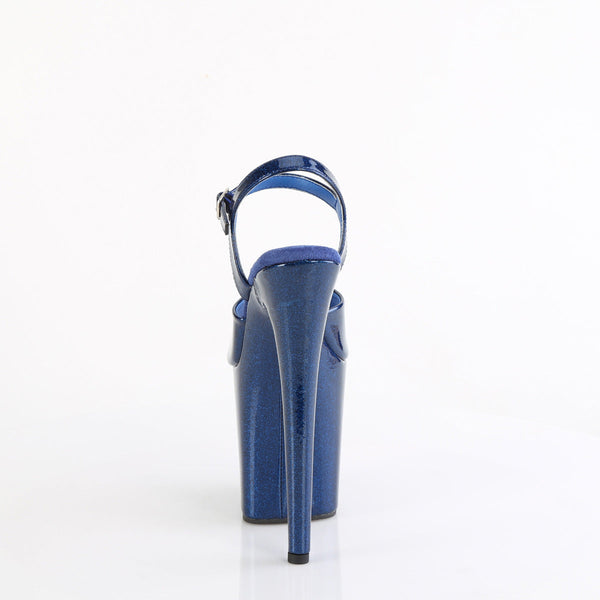 FLAMINGO-809GP Plateau Sandaletten Blau von Pleaser – Ansicht 4