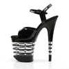 FLAMINGO-809LN Plateau Sandaletten transparent/klar von Pleaser – Ansicht 3