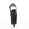FLAMINGO-809WR Plateau Sandaletten Schwarz Matt von Pleaser – Ansicht 4