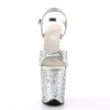 FLAMINGO-810LG Plateau Sandaletten Glitzer von Pleaser – Ansicht 2