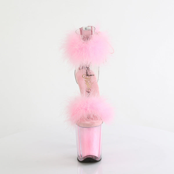 FLAMINGO-824F Plateau Sandaletten Pink von Pleaser – Ansicht 2