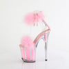 FLAMINGO-824F Plateau Sandaletten Pink von Pleaser – Ansicht 3