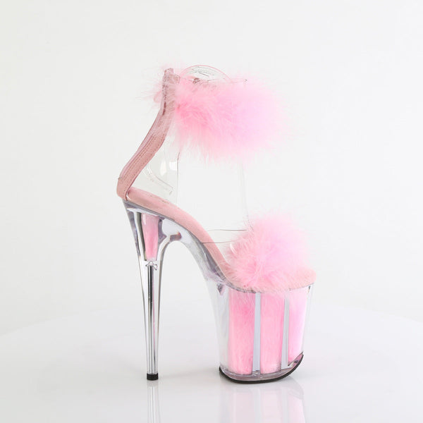 FLAMINGO-824F Plateau Sandaletten Pink von Pleaser – Ansicht 5
