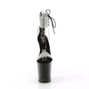 FLAMINGO-827RS Plateau Sandaletten Schwarz von Pleaser – Ansicht 2