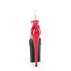 FLAMINGO-868 Plateau Sandaletten Schwarz-Rot von Pleaser – Ansicht 4