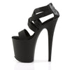 FLAMINGO-869 Plateau High Heels Sandaletten Schwarz von Pleaser – Ansicht 3