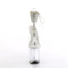 FLAMINGO-891-2RS Plateau Sandaletten Transparent von Pleaser – Ansicht 2