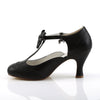 FLAPPER-11 Kitten Heels Pumps Schwarz | Pin Up Couture