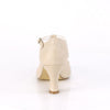 FLAPPER-26 Kitten Heel Pumps Creme | Funtasma
