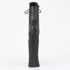 FORBIDDEN-1020 Plateau Pony Stiefeletten - Schwarz Matt von Pleaser – Ansicht 4