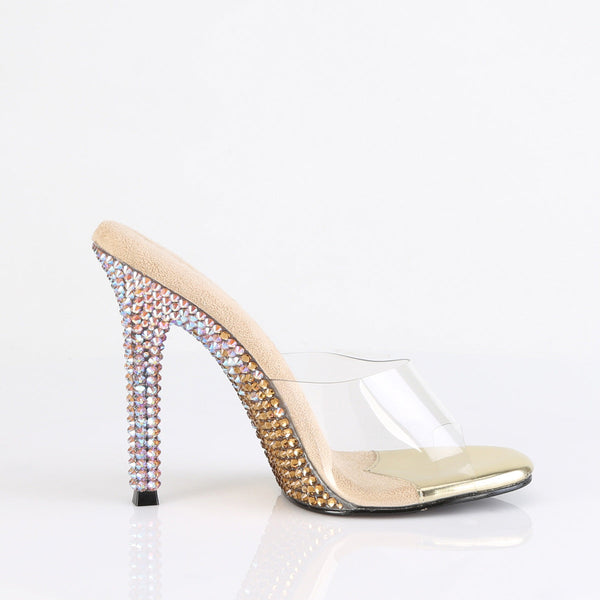 GALA-01DMM Pantoletten Beige von Fabulicious – Ansicht 5