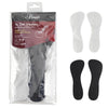 Gel-Einlegesohlen Grau/Schwarz 35-38 & 39-44 (2 Paar) von Pleaser