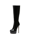 Stiefel STACKSTAND Black Shiny | Giaro SALE