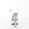 GLEAM-608 Plateau Sandaletten - Transparent von Pleaser – Ansicht 4