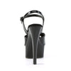 GLEAM-609 Plateau Sandaletten - Schwarz von Pleaser – Ansicht 4