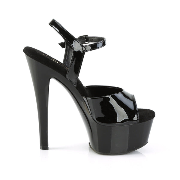 GLEAM-609 Plateau Sandaletten - Schwarz von Pleaser – Ansicht 5