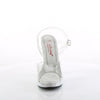 GLORY-508DM High Heels Sandaletten - Transparent/Silber von Fabulicious High Heels – Ansicht 2