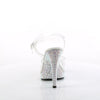 GLORY-508DM High Heels Sandaletten - Transparent/Silber von Fabulicious High Heels – Ansicht 4