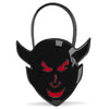HB-112 Handtasche Teufelskopf Schwarz/Rot Lack von DemoniaCult
