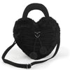 HB-631 Handtasche Herz Schwarz von DemoniaCult