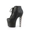 HEX-1005 Plateau High Heels - Schwarz von Pleaser – Ansicht 3