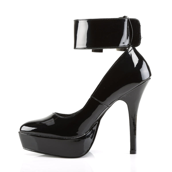 INDULGE-534 Plateau Pumps schwarz von Devious – Ansicht 3