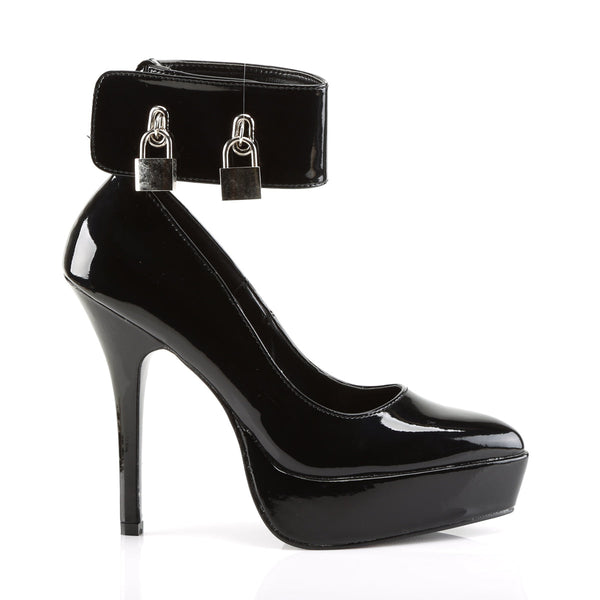 INDULGE-534 Plateau Pumps schwarz von Devious – Ansicht 5