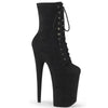 INFINITY-1020FS Plateau Stiefeletten - Schwarz von Pleaser