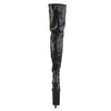 INFINITY-4000 Plateau Overknee Stiefel Schwarz von Pleaser – Ansicht 4