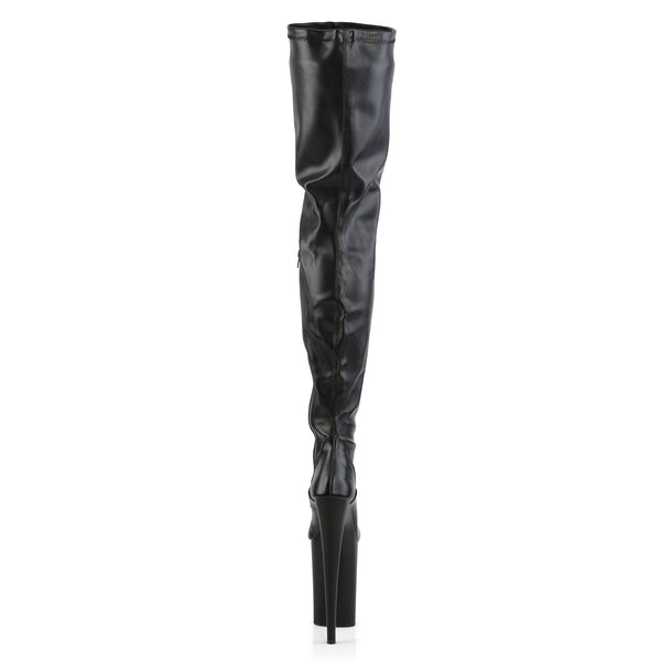 INFINITY-4000 Plateau Overknee Stiefel Schwarz von Pleaser – Ansicht 4