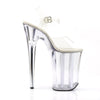 INFINITY-908 Plateau Sandaletten Transparent von Pleaser – Ansicht 5