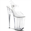 INFINITY-908 Plateau Sandaletten Transparent von Pleaser