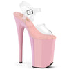 INFINITY-908 Plateau Sandaletten Rosa von Pleaser