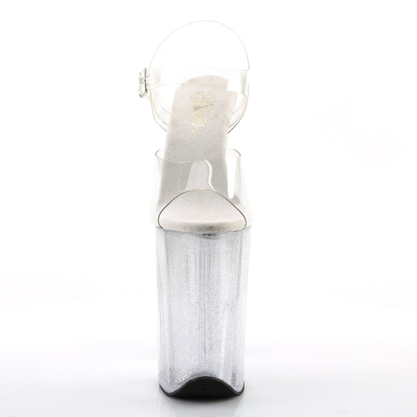 INFINITY-908MG Plateau Sandaletten weiss von Pleaser – Ansicht 2