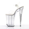 INFINITY-908MG Plateau Sandaletten weiss von Pleaser – Ansicht 3