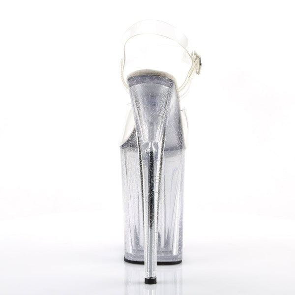 INFINITY-908MG Plateau Sandaletten weiss von Pleaser – Ansicht 4