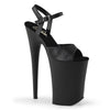 INFINITY-909 Plateau Sandaletten Schwarz Matt von Pleaser