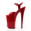 INFINITY-909 Sandalette Plateauschuhe Rot von Pleaser – Ansicht 3