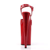 INFINITY-909 Sandalette Plateauschuhe Rot von Pleaser – Ansicht 4