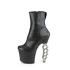 IRONGRIP-1042 Plateau Stiefeletten Silber/Schwarz von Pleaser – Ansicht 3