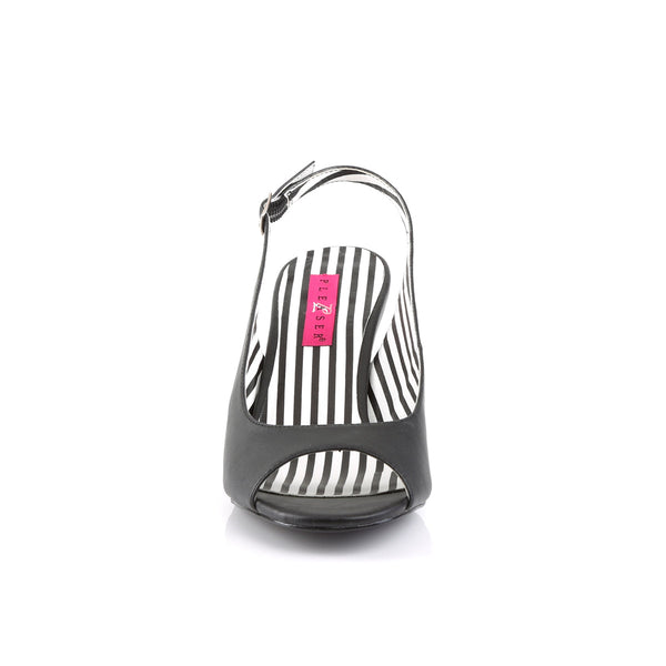JENNA-02 Sandaletten Schwarz | Pleaser Pink Label SALE