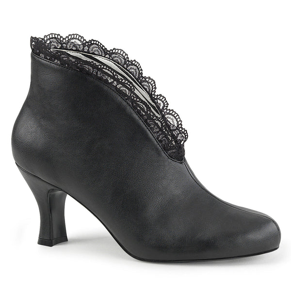 JENNA-105 Stiefeletten Schwarz von Pleaser Pink Label