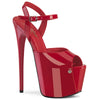 JUBILANT-09 Plateau Sandaletten Rot von Pleaser