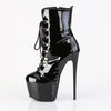 JUBILANT-1014 Plateau Stiefeletten Schwarz Lack von Pleaser – Ansicht 3
