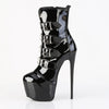 JUBILANT-1023 Plateau Stiefeletten Schwarz Lack von Pleaser – Ansicht 3