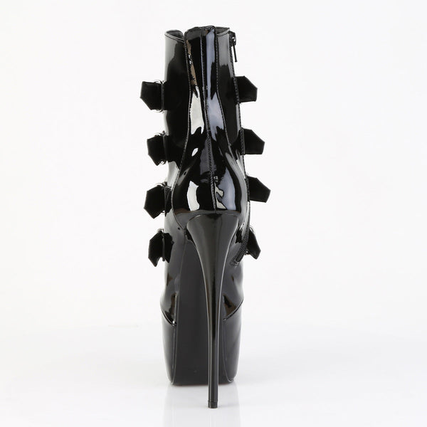 JUBILANT-1023 Plateau Stiefeletten Schwarz Lack von Pleaser – Ansicht 4